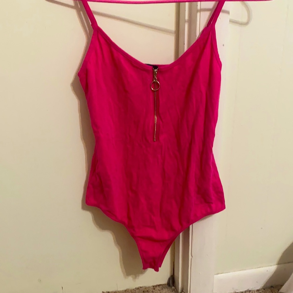 Pink bodysuit